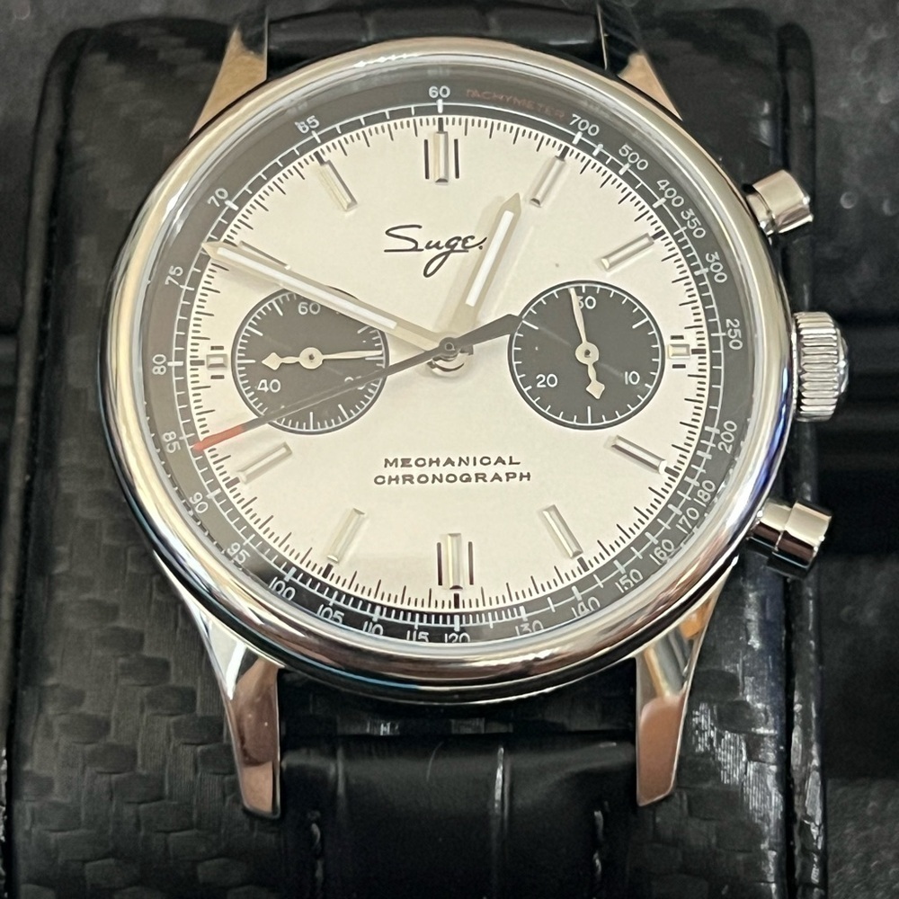 Sugess Panda V3 DIAL Chronograph Designer Luxury Watch - Picture 7 of 8